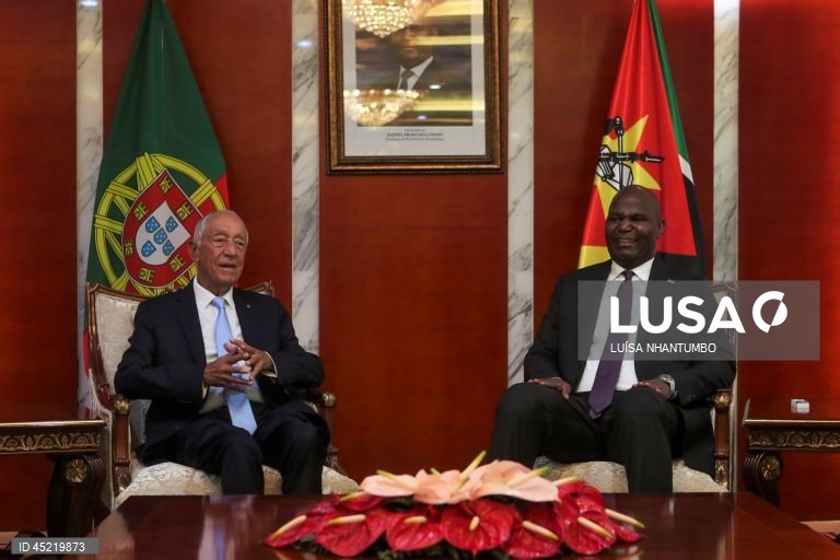 PR de Moçambique vê relações “extraordinárias” com Portugal após receber Marcelo