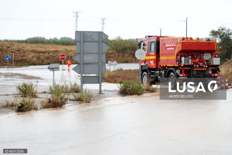 Flash floods in northeastern Spain