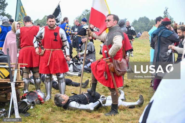 Grunwald battle reenactment in Poland