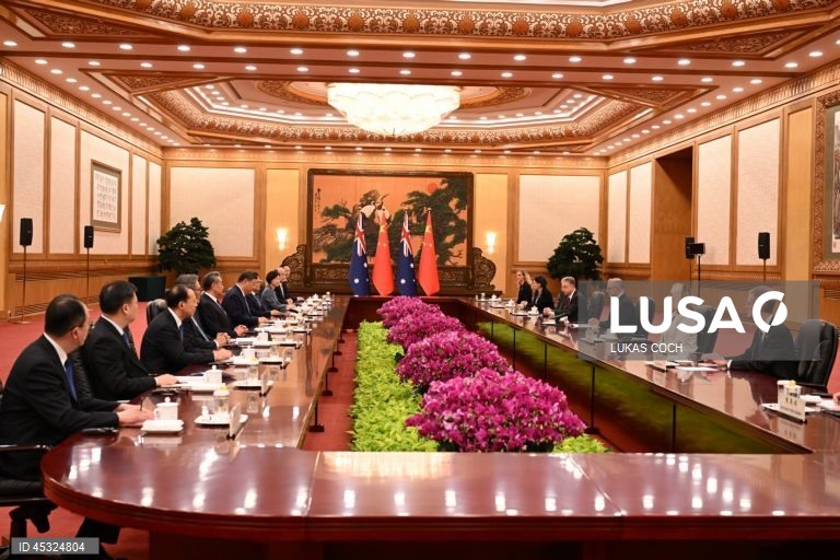 Xi Jinping elogia reaproximação com Austrália durante visita de Albanese
