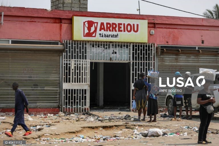 Relatório aponta para 91 lojas vandalizadas em Luanda e Malanje em três dias de tumultos