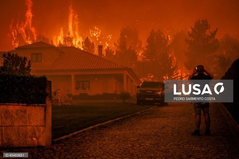 Incêndios de Trancoso e Sátão alastram a outros oito municípios