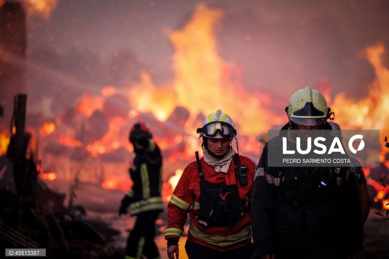 Proteção Civil registou 63 novos fogos que mobilizam 2.210 operacionais