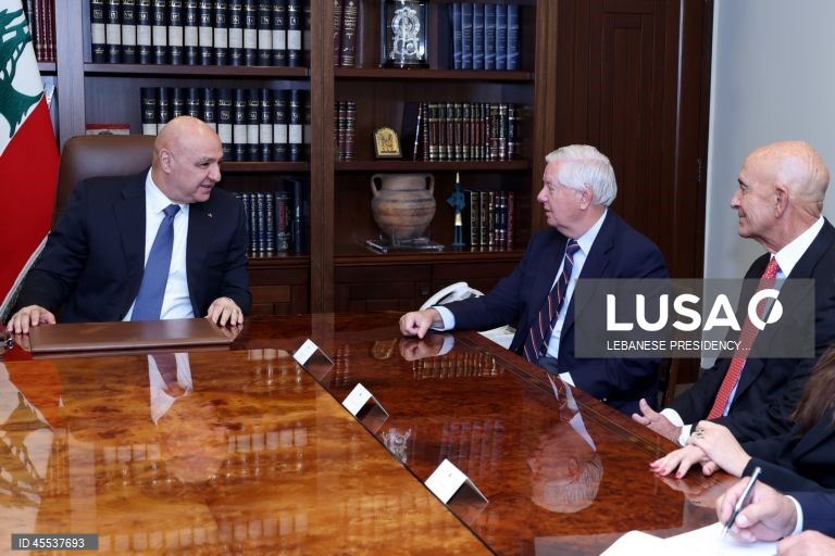 US Special Envoy to Syria Tom Barrack visits Beirut