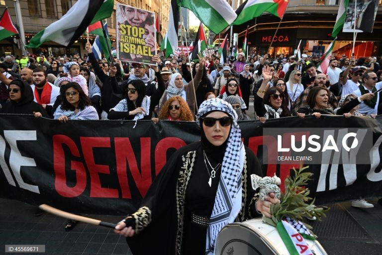 National rally for Palestine in Sydney