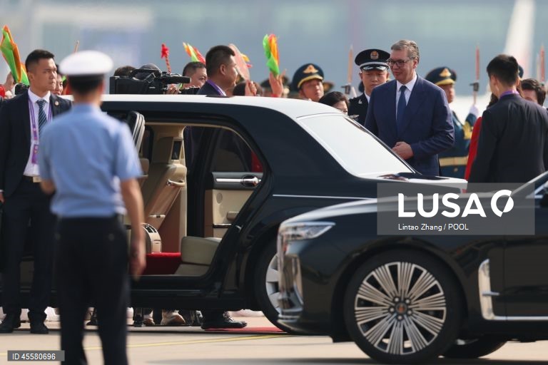 Vucic e outros líderes chegam a Pequim para aniversário do fim da Segunda Guerra Mundial