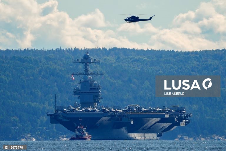 Maior porta-aviões dos EUA recebeu ordens para navegar para o Médio Oriente