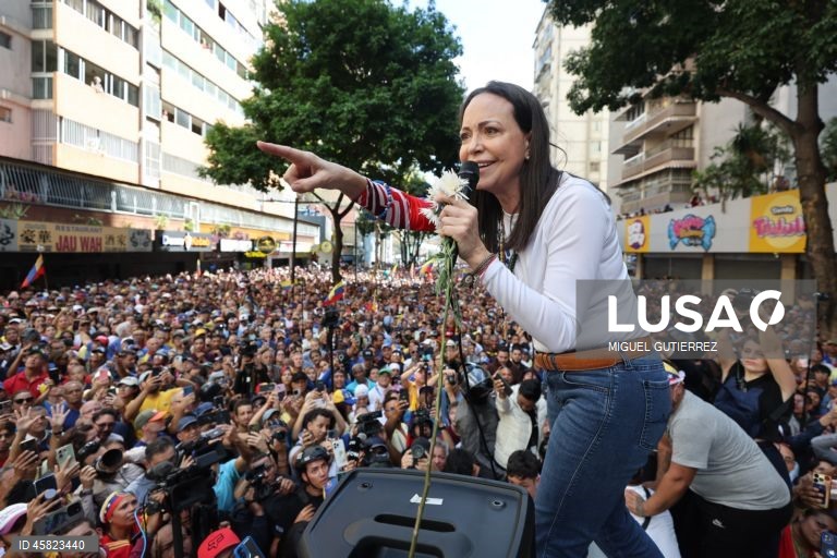 Partido de María Corina Machado denuncia perseguição a ativistas na Venezuela