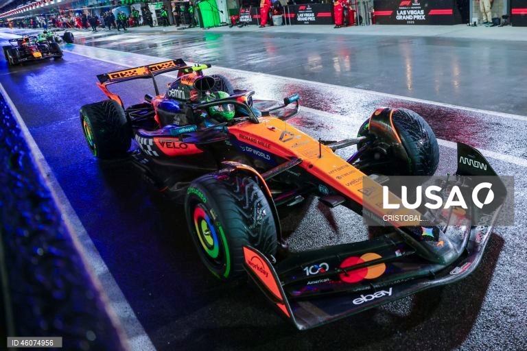 Norris parte hoje na pole position para o Grande Prémio de Las Vegas de Fórmula 1