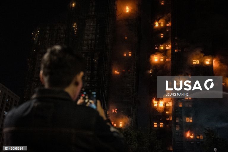 Líder de Macau manifesta pesar pelos 44 mortos em incêndio em Hong Kong