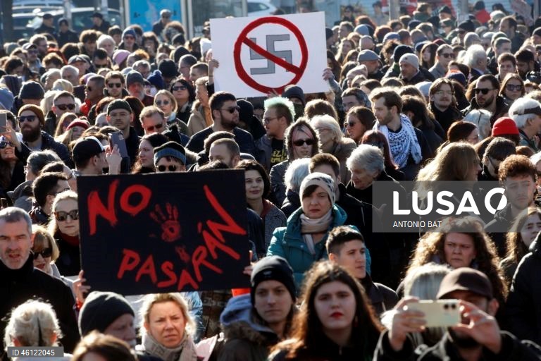 Milhares protestam na Croácia contra fascismo e revisionismo histórico pró-nazi