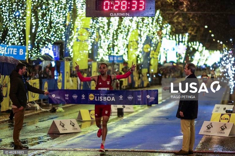 Isaac Nader e Salomé Afonso lamentam chuva na São Silvestre de Lisboa