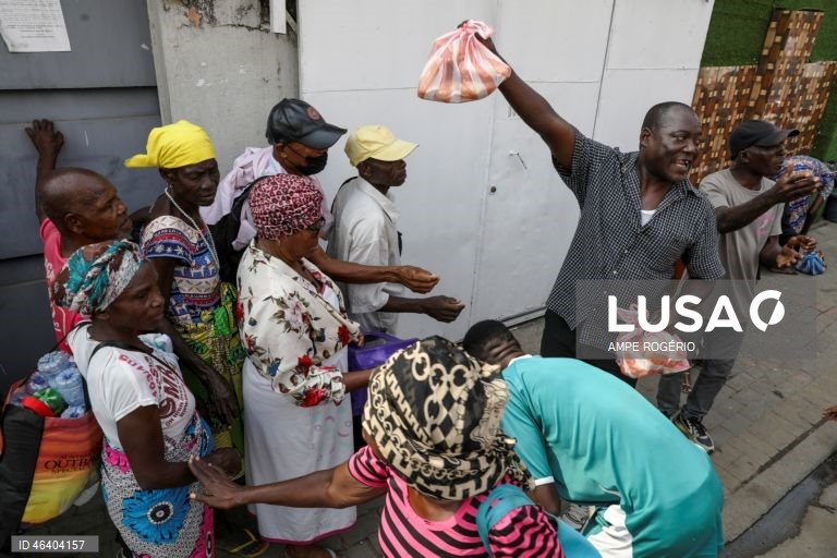 Empresa angolana de segurança é casa de caridade às quintas-feiras para ajudar necessitados