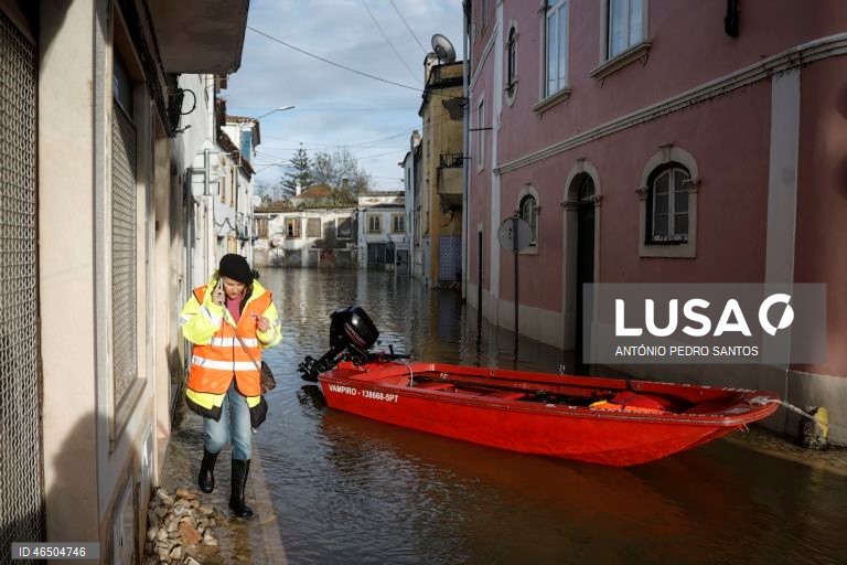 Mau tempo: Proteção Civil regista 1.163 deslocados e considera provável mais evacuações