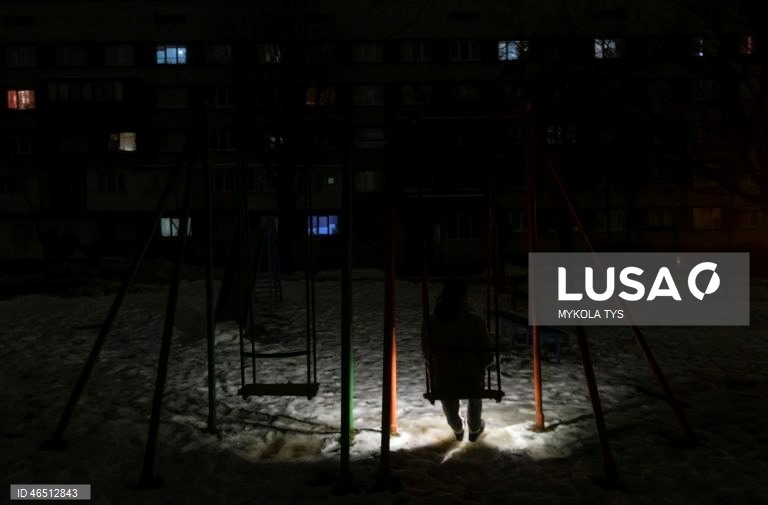 Power outages darken the Western Ukrainian city of Lviv following Russian shelling