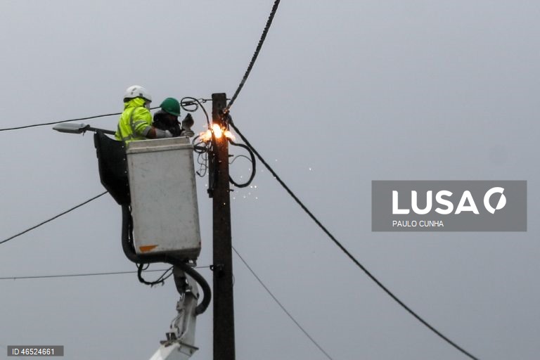 Cerca de 11 mil clientes ainda sem eletricidade nas zonas afetadas pela depressão Kristin