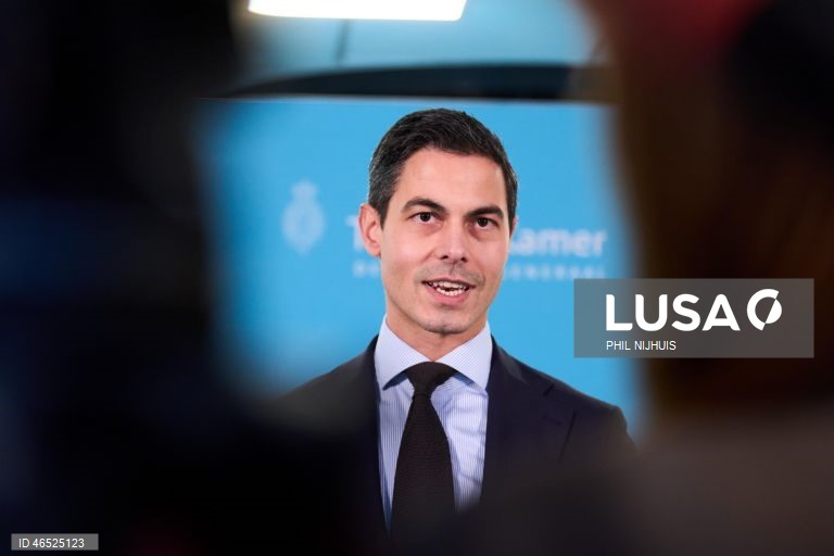 Dutch formateur Jetten briefs press in The Hague