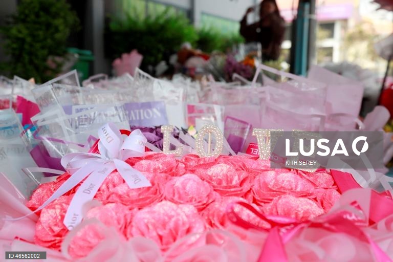 Valentines Day celebrations in Cambodia