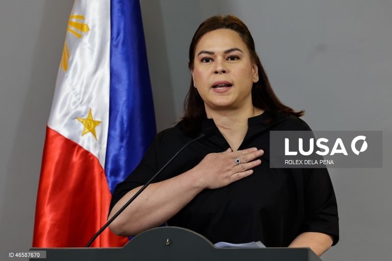 Vice-presidente Sara Duterte anuncia corrida à presidência das Filipinas em 2028