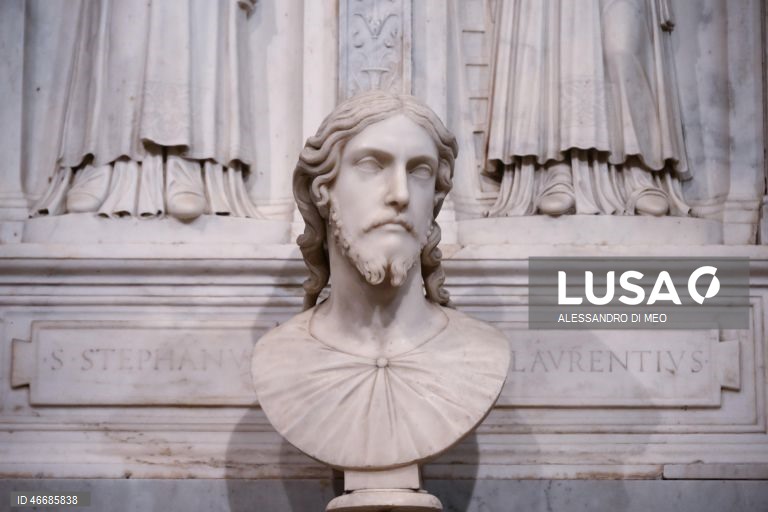 Estudo atribui busto de Cristo em basílica de Roma a Miguel Ângelo