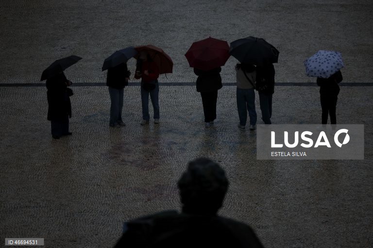 Aviso amarelo para precipitação em Beja, Faro, Lisboa e Setúbal