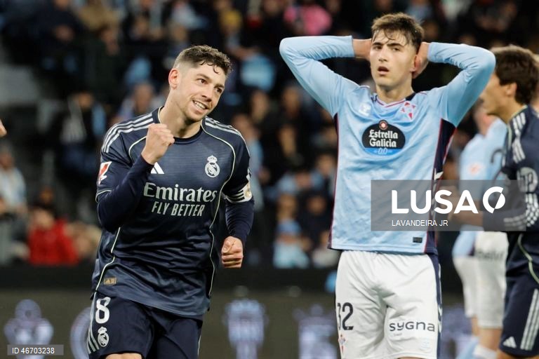Golo de Valverde nos descontos salva Real Madrid de empatar em Vigo