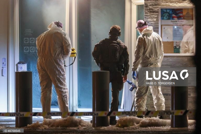 Explosão junto à embaixada dos Estados Unidos em Oslo