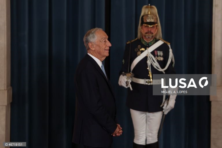Decoration of the outgoing President of the Republic Marcelo Rebelo de Sousa
