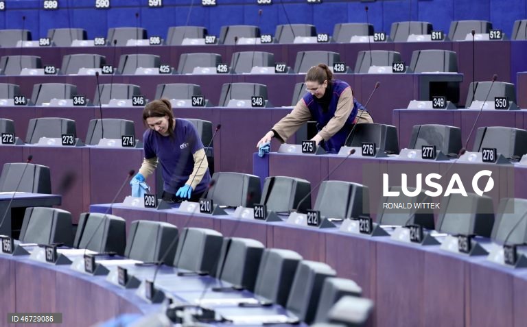 European Parliament session in Strasbourg