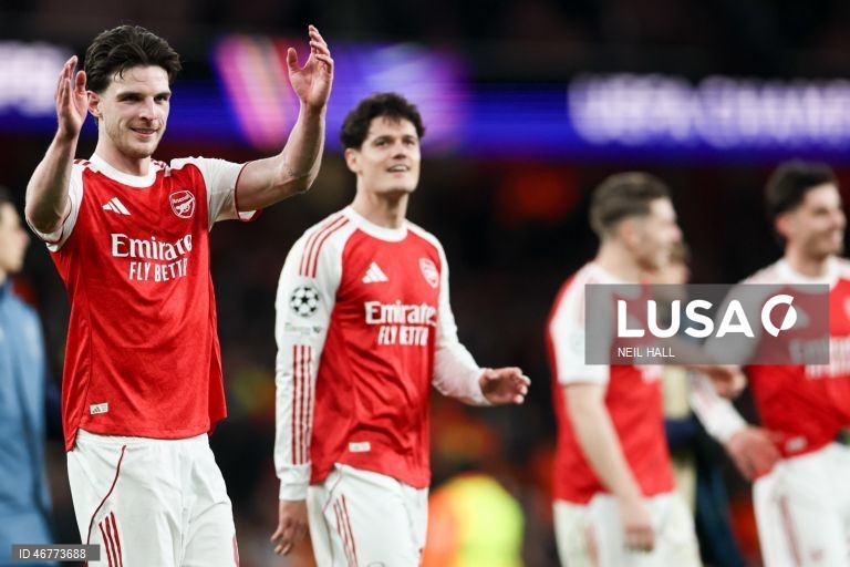 Arsenal é o adversário do Sporting nos quartos de final da Liga dos Campeões