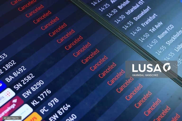 Cerca de 57 mil passageiros afetados por greve no aeroporto de Berlim