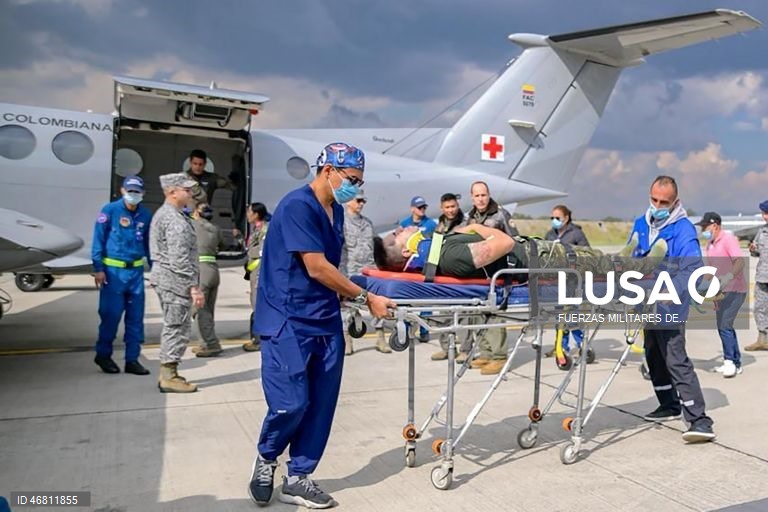 Plane crash victims arrive in Bogota from Puerto Leguizamo