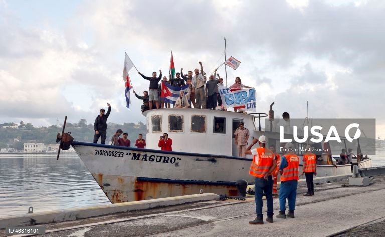 Chegou a Havana primeiro navio com ajuda humanitária do Comboio Nuestra América