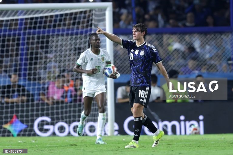 Campeã Argentina vence Mauritânia em jogo de preparação para Mundial2026