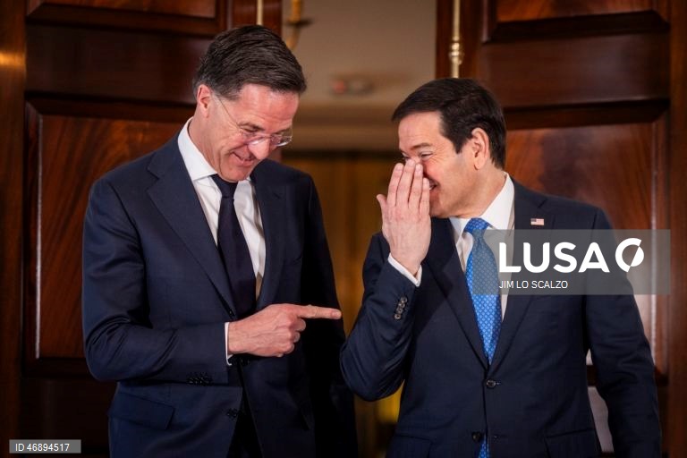 NATO Secretary General Rutte meets US Secretary of State Rubio in DC