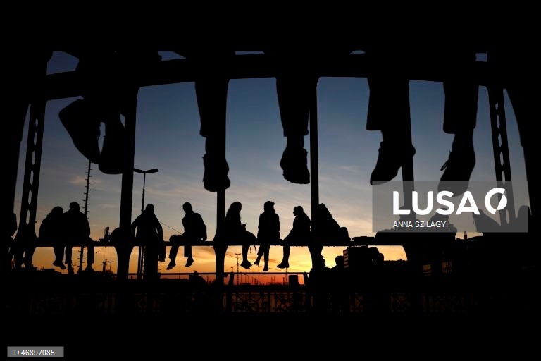 Spring sunset in Munich