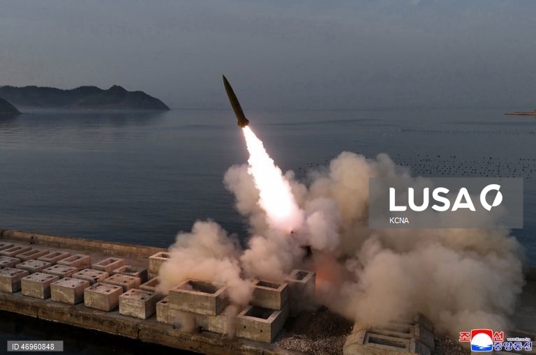 North Korea test-fires tactical ballistic missiles