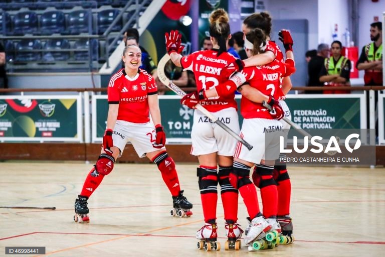 Benfica conquista pela 12.ª vez seguida a Taça de Portugal feminina de hóquei em patins