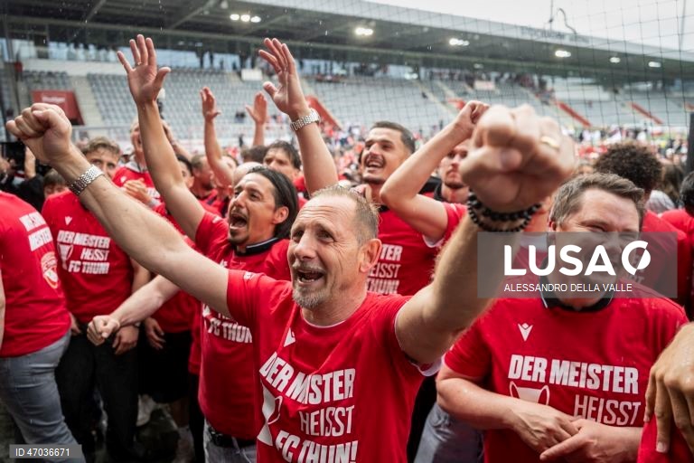 Thun sagra-se campeão da Suíça pela primeira vez e um ano após subir de divisão