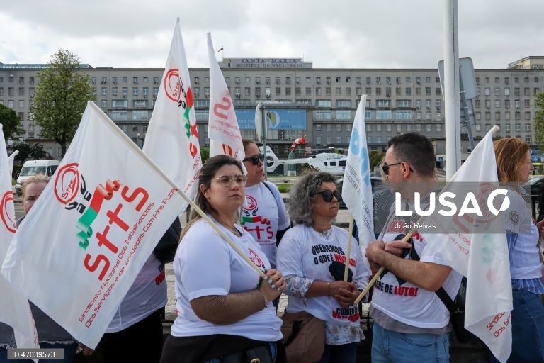 Greve dos trabalhadores da saúde com 70% de adesão - Sindicato