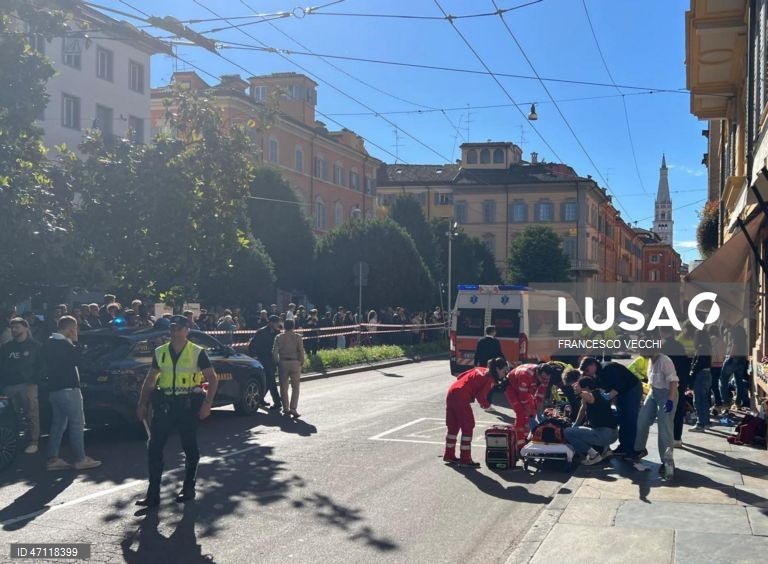 Oito feridos em atropelamento e tentativa de fuga na cidade italiana de Modena