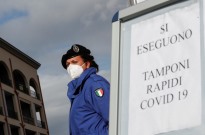 Covid-19: Novo aumento de casos diários cola Itália a um total de três milhões de infeções