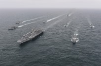 Porta-aviões norte-americano Nimitz ruma em direção ao Médio Oriente