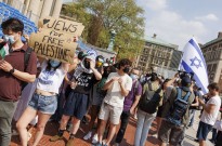 Manifestantes na Universidade de Columbia tomaram um edifício