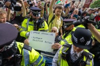 Mais de 400 detidos em protesto de apoio à Ação Palestina em Londres