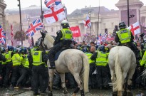Nove pessoas detidas em manifestação em Londres por agressões à policia