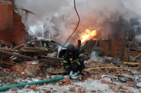 Série de explosões no centro de Kiev