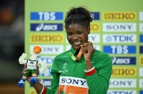 Atletismo/Mundiais: Subida ao pódio e hino nacional tocam coração de Agate de Sousa