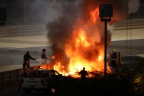 FIA concluiu que incêndio no acidente de Grosjean se deveu à violência do impacto