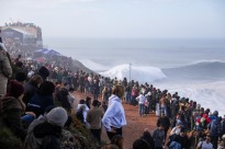 Dupla luso-francesa lidera primeira sessão na prova de ondas gigantes na Nazaré